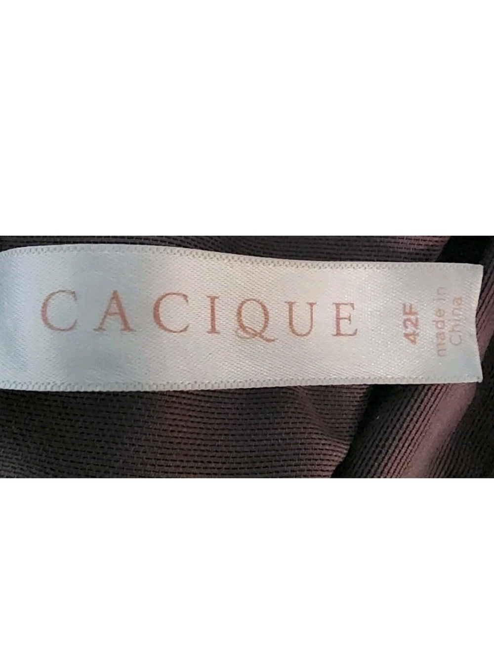 Cacique Smooth Lightly Padded Bra - Gray 42F - Picture 3 of 4